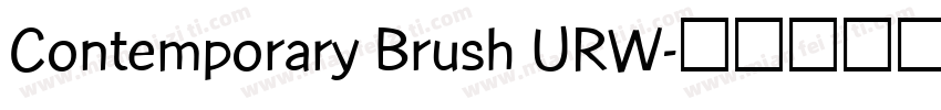 Contemporary Brush URW字体转换
